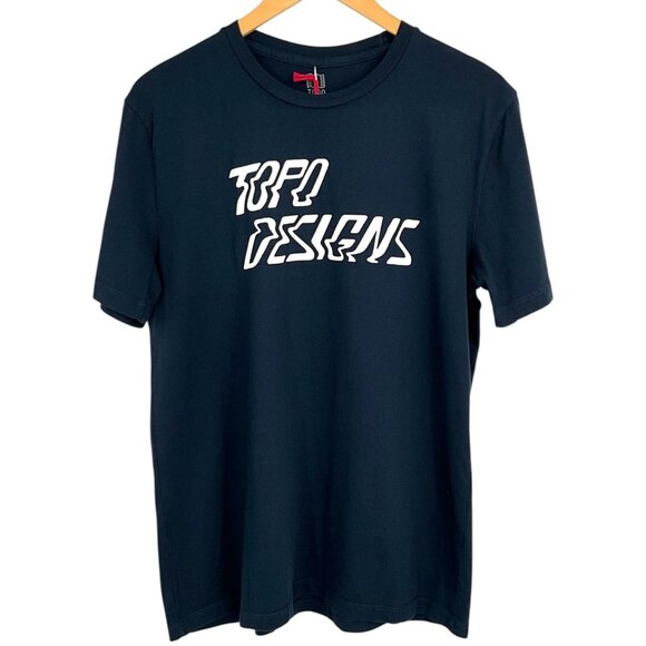 Topo Designs Other - NWT Topo Designs Graphic Tee Shirt Navy Blue Size Medium M Short Sleeve